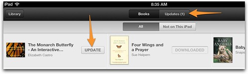 iBooks versioning on iPad
