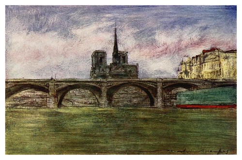 012-Puente de Tournelle-Paris (1909)-Mortimer Menpes