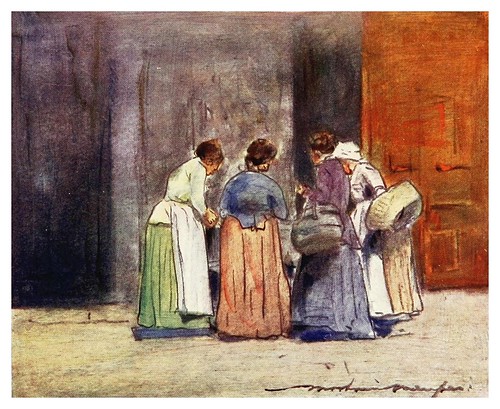 013- De compras en la orilla del Sena-Paris (1909)-Mortimer Menpes