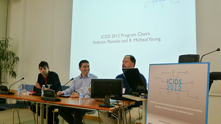 David, Federico and
Michael Young introducing the conference