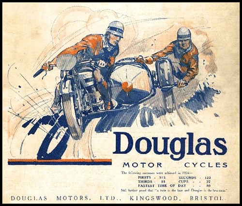 1924 Douglas Motorcycles by bullittmcqueen