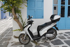 Vehicles on the Greek Island Mykonos 11-7-2012
