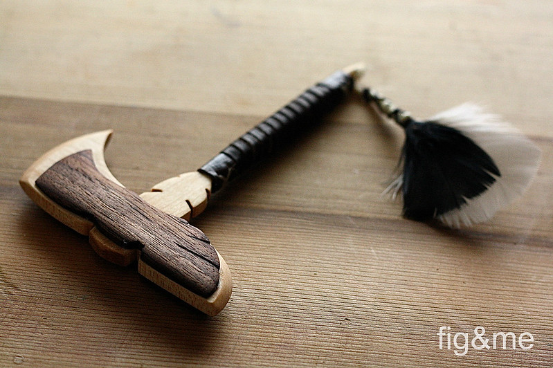 Wooden tomahawk