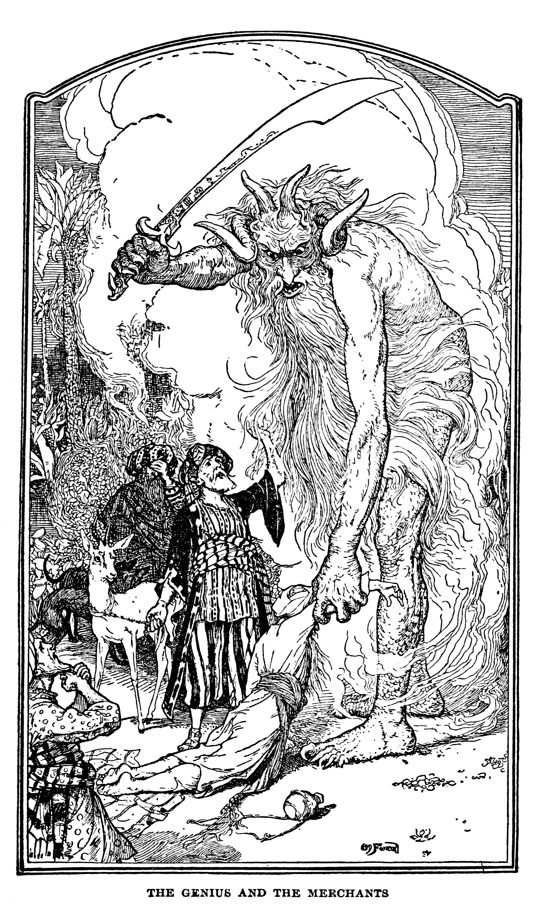 Henry Justice Ford - The Arabian nights entertainments selected and edited by Andrew Lang, 1898 (illustration 7)
