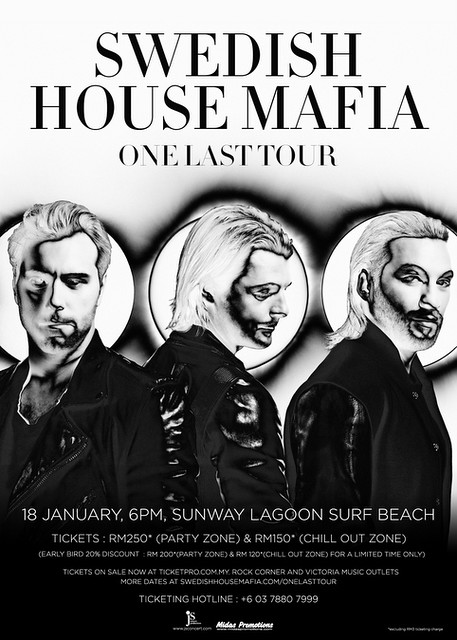 Swedish House Mafia One Last Tour live in Kuala Lumpur