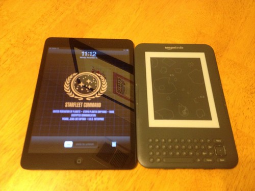 iPad mini and Kindle