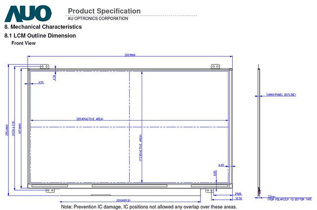 ThinkPad T430u LCD specification_6