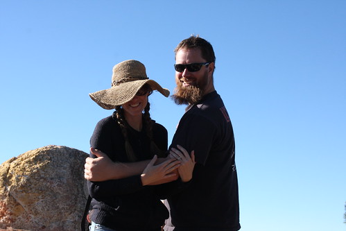 Mr and Mrs C atop Reyes Peak
