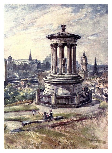 001-Edimburgo desde Calton Hill-Edinburgh, painted by John Fulleylove- 1904