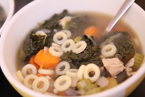 Turkey Soup with Anellini