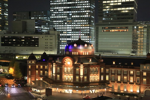 New Old Tokyo Station Night View (test ISO10000)