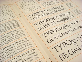 Deepdene type specimen booklet