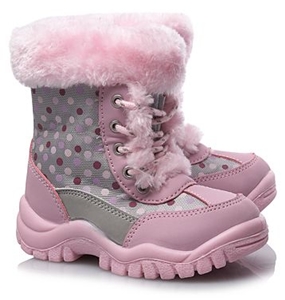 Spotted Snow Boots for Girls