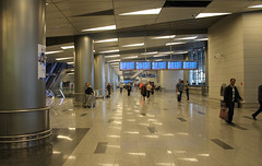 Hall d'arrivée de l'aéroport de Moscou Vnukovo