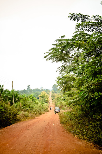 road in Ghana