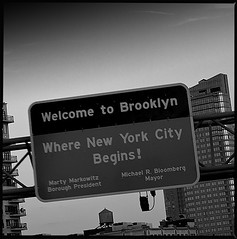 black and white New York