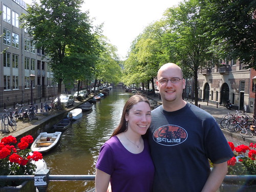 Us on a Canal Bridge