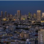 Tel Aviv at the twilight magic hour