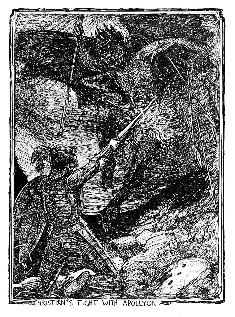 Henry Justice Ford - The pilgrim's progress by John Bunyan ; an edition for children arranged by Jean Marian Matthew, 1922 (illustration 1)