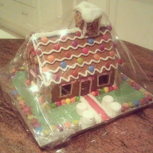 Gingerbread house. It's beginning to look a lot like Christmas.