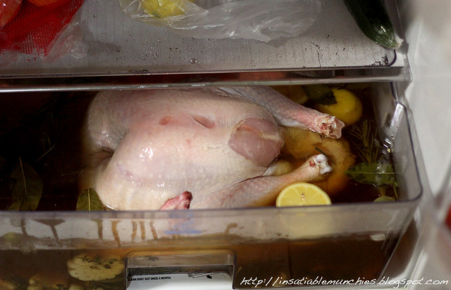 Brining a turkey in the crisper
