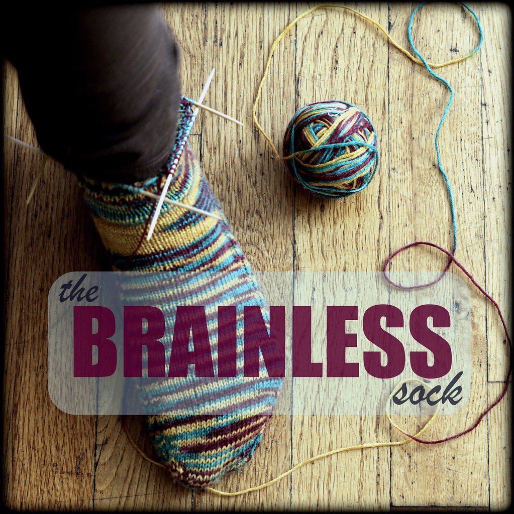 the "Brainless" sock