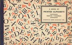 printed alphabets (1937)