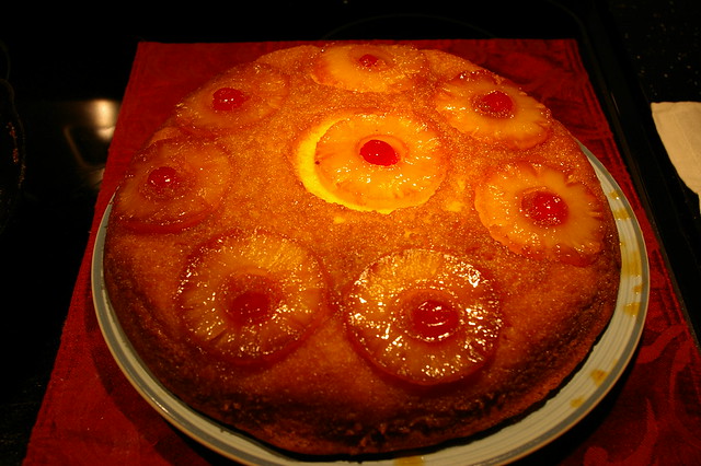 MY First Pineapple Upside Down Cake
