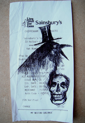 Sainsburys Crow and Skelly with Top Hat by The People In My Head