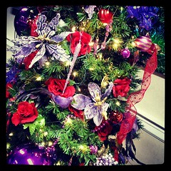 #Christmas #tree at @nhms festival of #christmaslights #purple