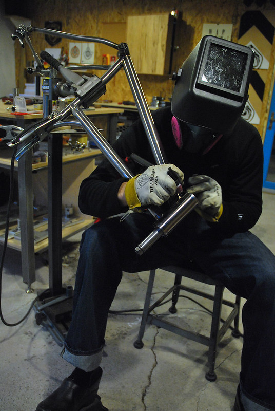 The "getting ready to weld" weld shot...