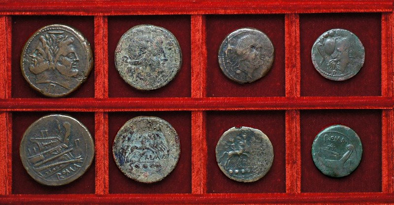 RRC 099 P Luceria bronzes, Ahala collection, coins of the Roman Republic