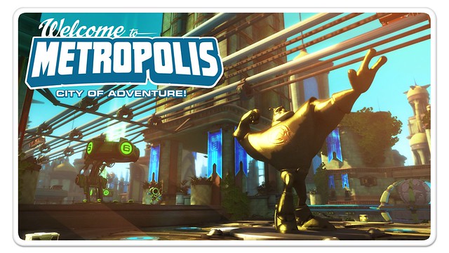 Ratchet & Clank: Full Frontal Assault Metropolis Postcard
