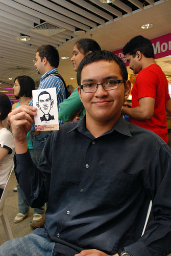 digital live caricature sketching for iCarnival (photos) - Day 1 - 112