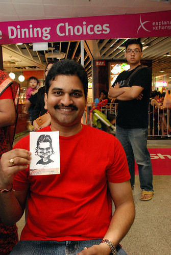 digital live caricature sketching for iCarnival (photos) - Day 1 - 117