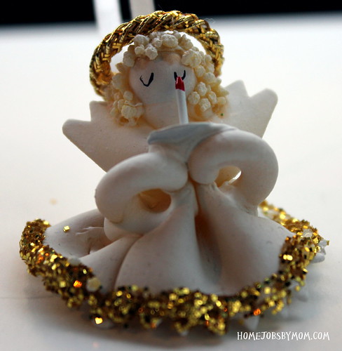 bowtie angel ornament