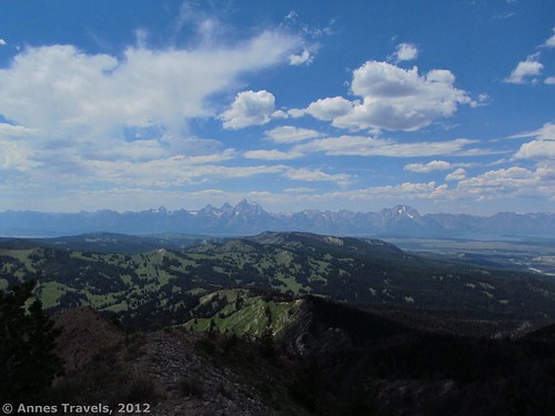 The Teton Range as seen from Mount Leidy, Bridger-Teton National Forest, Wyoming