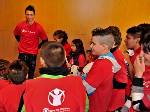 Cristiano Ronaldo nieuwe ambassadeur Save the Children