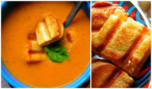 Mrs. Fields Secrets Tomato Soup & Grilled Cheese