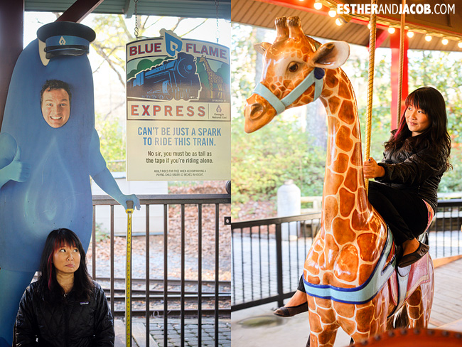 Zoo Atlanta Rides Carousel and Blue Flame Express | Tourists at Home Atlanta Edition