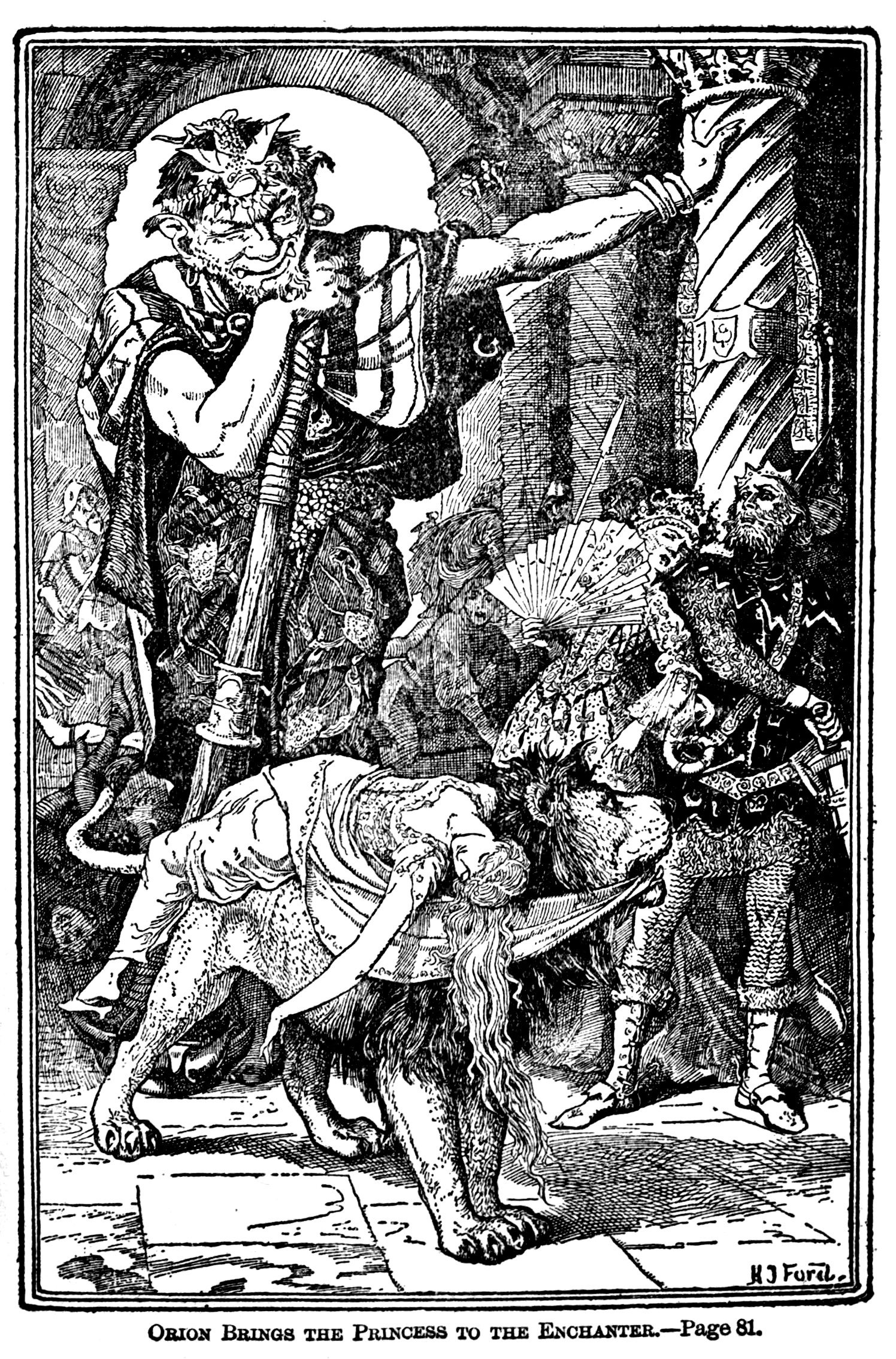 Henry Justice Ford - The green fairy book, edited by Andrew Lang, 1900 (illustration 2)