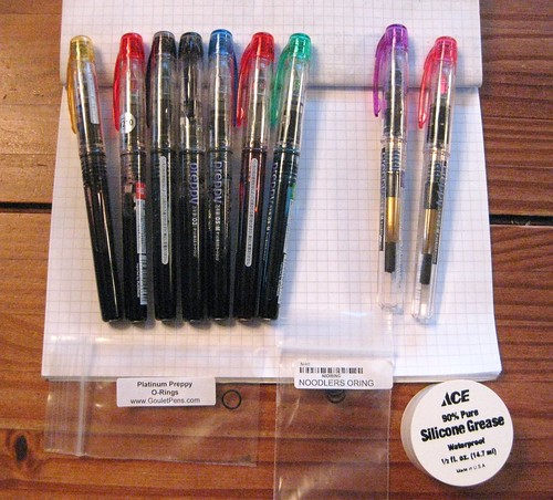 Platinum Preppy fountain pens, eyedroppers and with converter
