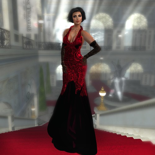 Paris METRO Couture_ My Love is Red Rose