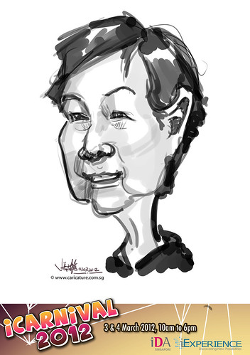 digital live caricature for iCarnival 2012  (IDA) - Day 1 - 47