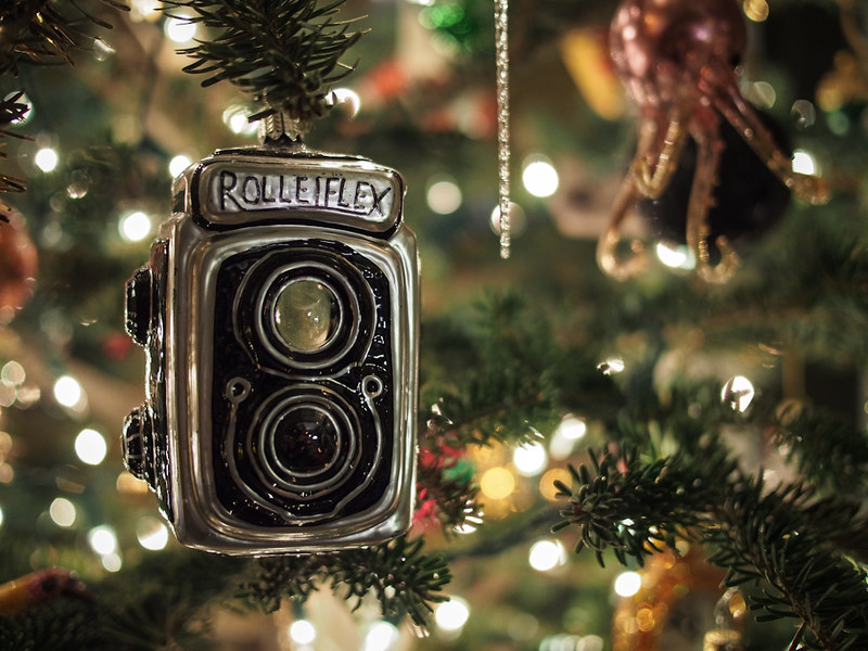 TLR camera ornament