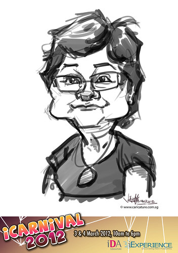 digital live caricature for iCarnival 2012  (IDA) - Day 2 - 37