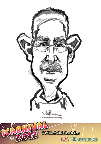 digital live caricature for iCarnival 2012  (IDA) - Day 1 - 75