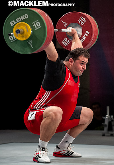 Anoushirvani IRI 105+kg olympic weightlifter