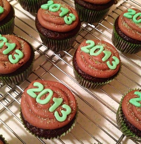 New Year Cupcakes