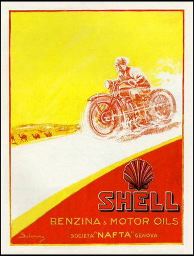 1930's Shell Oil Italia by bullittmcqueen